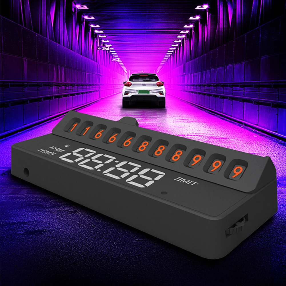 Universal Parking Card Durable Phone Number Styling Automobile Temporary Multifunction Stop Sign -Up Display Car Accessories | Автомобили
