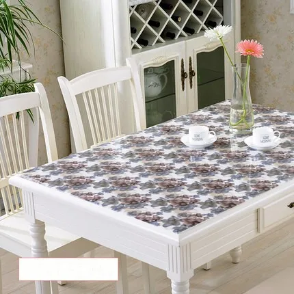 Скатерть из хрустального стекла мягкая Водонепроницаемая жаккардовая скатерть