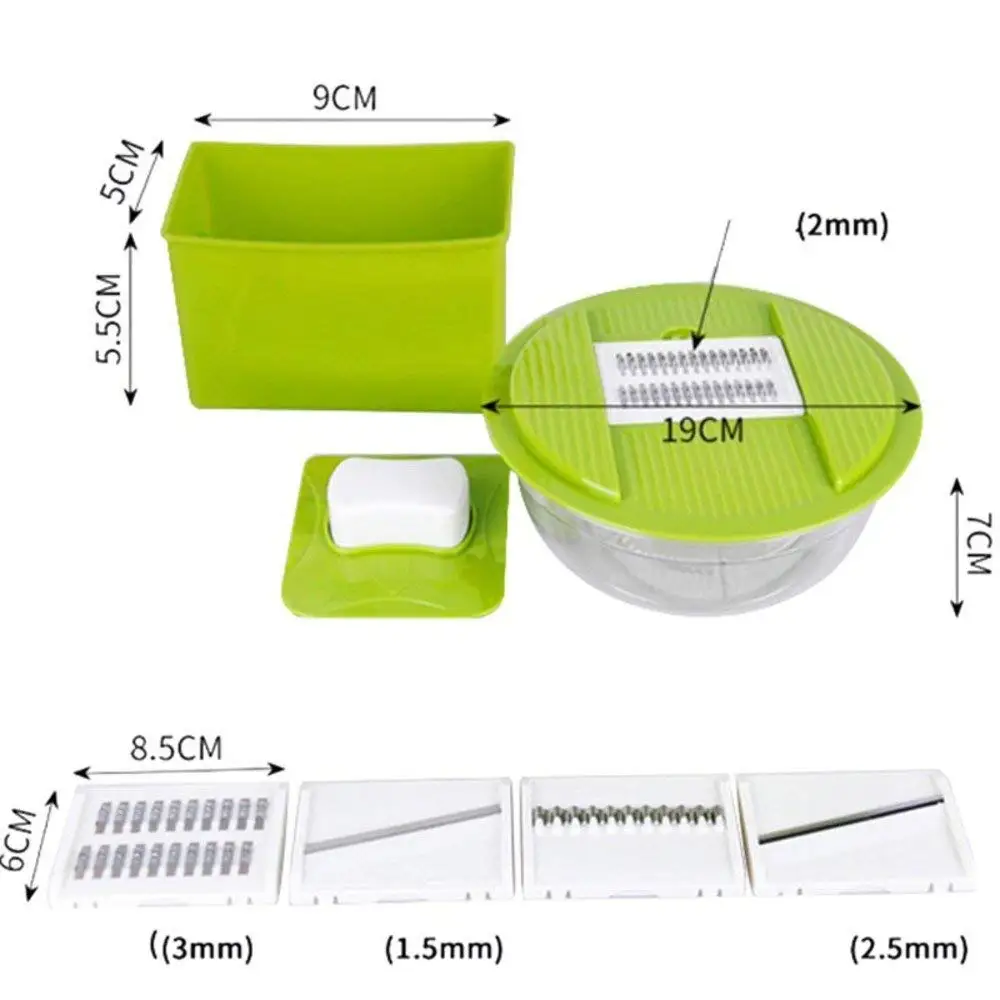 Овощерезка для мандолина устройство нарезки овощей с 4 сменными лезвиями из