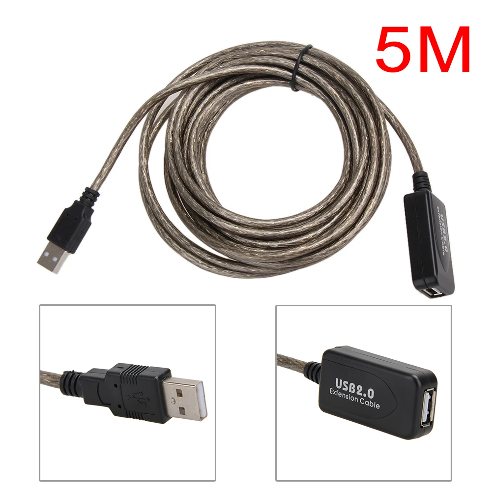 5 м/10 м/15 м/20 м USB Удлинительный кабель Супер Скоростной 2 0 Папа-мама адаптер для