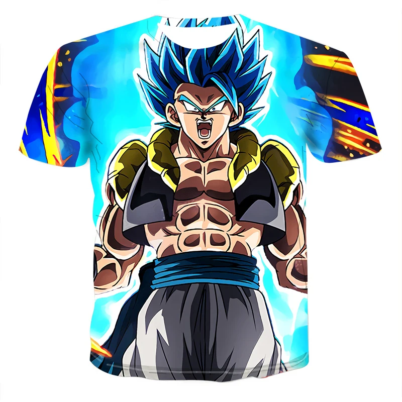 Мужские футболки camiseta dragon ball Z Супер сайян персонажи Гоку Веджета чехол Capsule corp