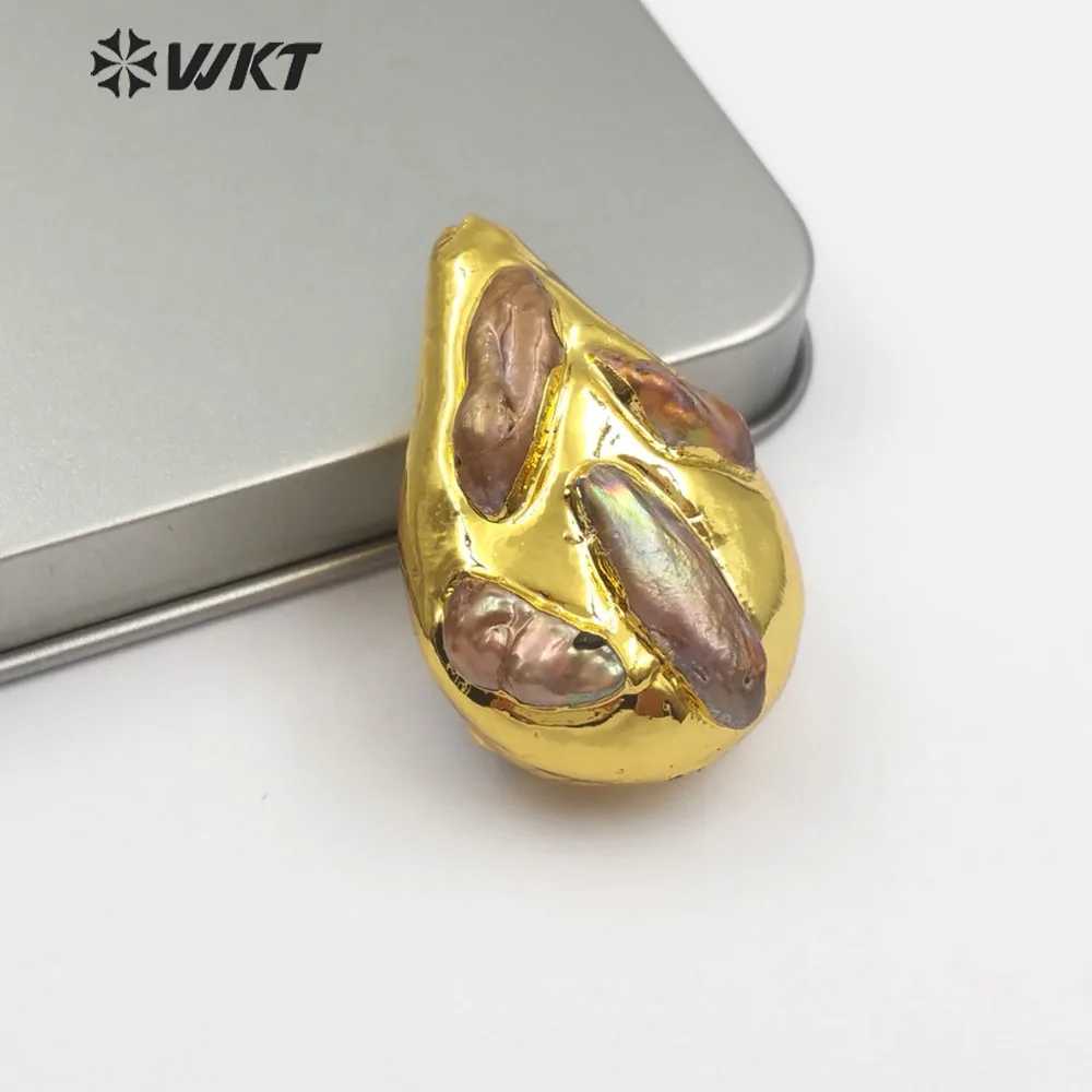 JF307 WKT Exquisite Designed Irregularly Shaped Beads Natural Pearl Jewelry Accessories Suitable For Women To Make | Украшения и