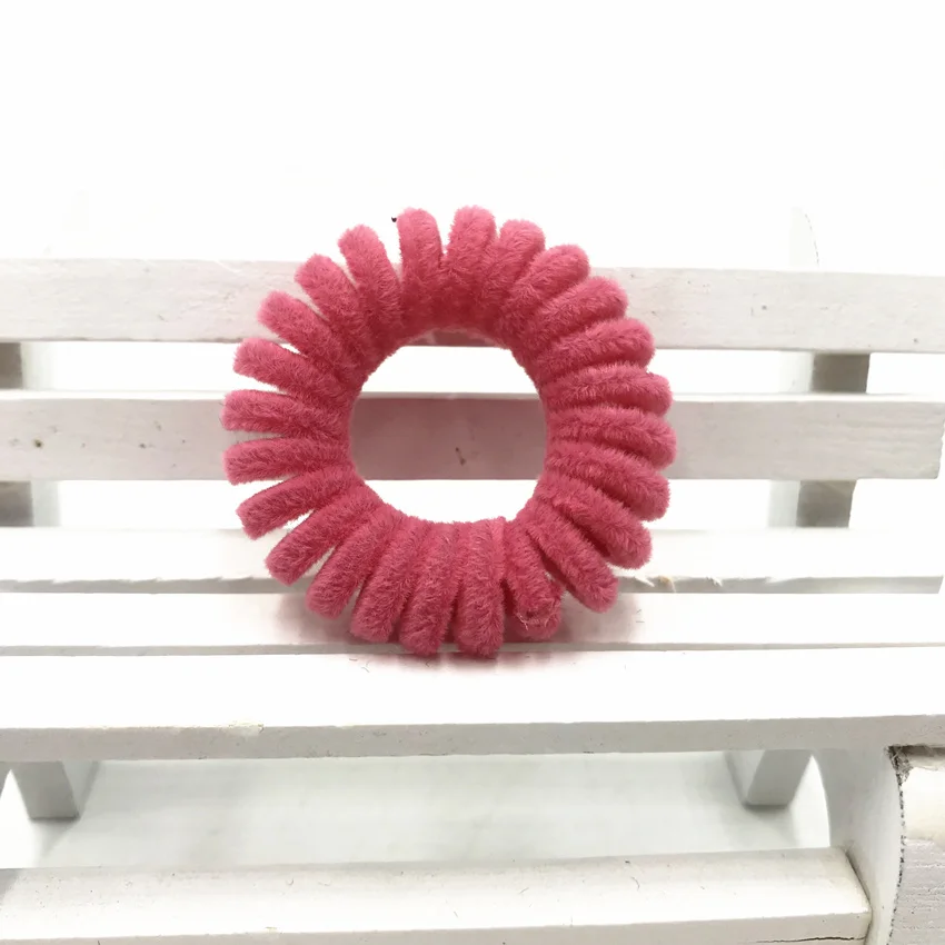 5 шт./упак. бархат телефонный катушка с головными повязками для женщин спираль