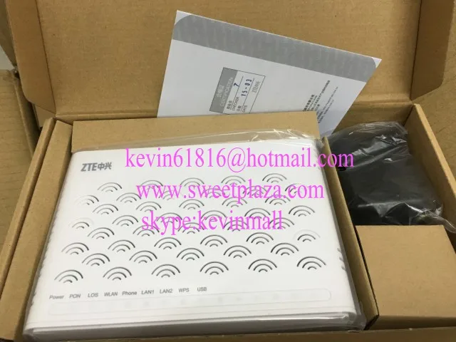 ZTE GPON ОНУ zxhn f612w с 2 портами Ethernet + 1 Голосовой порт WiFi маршрутизатор sip или h.248