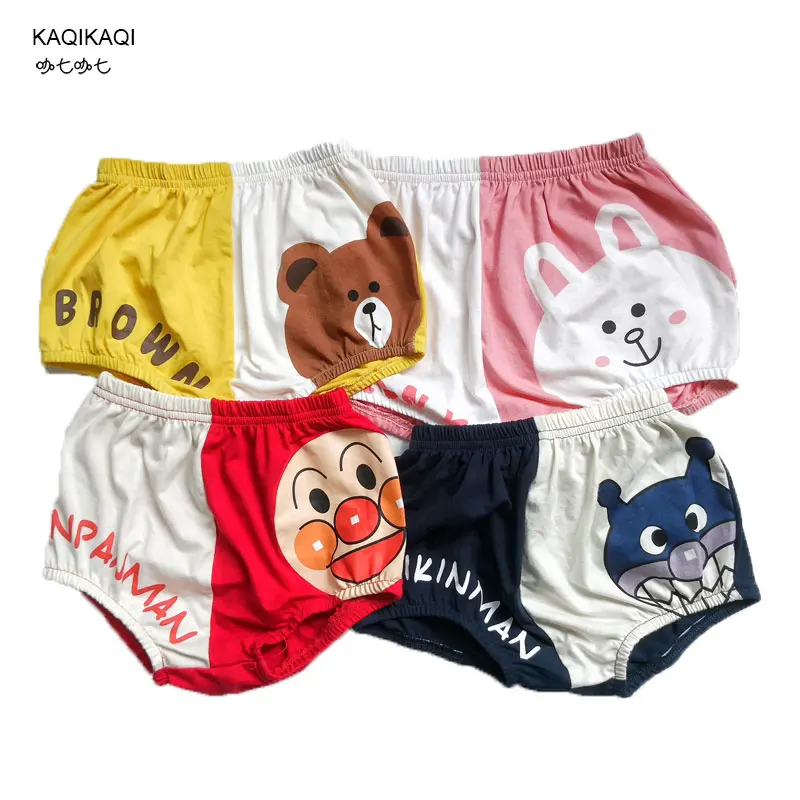 Summer Kids Cartoon Panties children Shorts Girls Boys Underwear Cotton Briefs Baby Clothing | Мать и ребенок