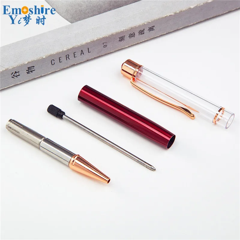 Креативная шариковая ручка с пустой трубкой самозаполняющаяся металлическая