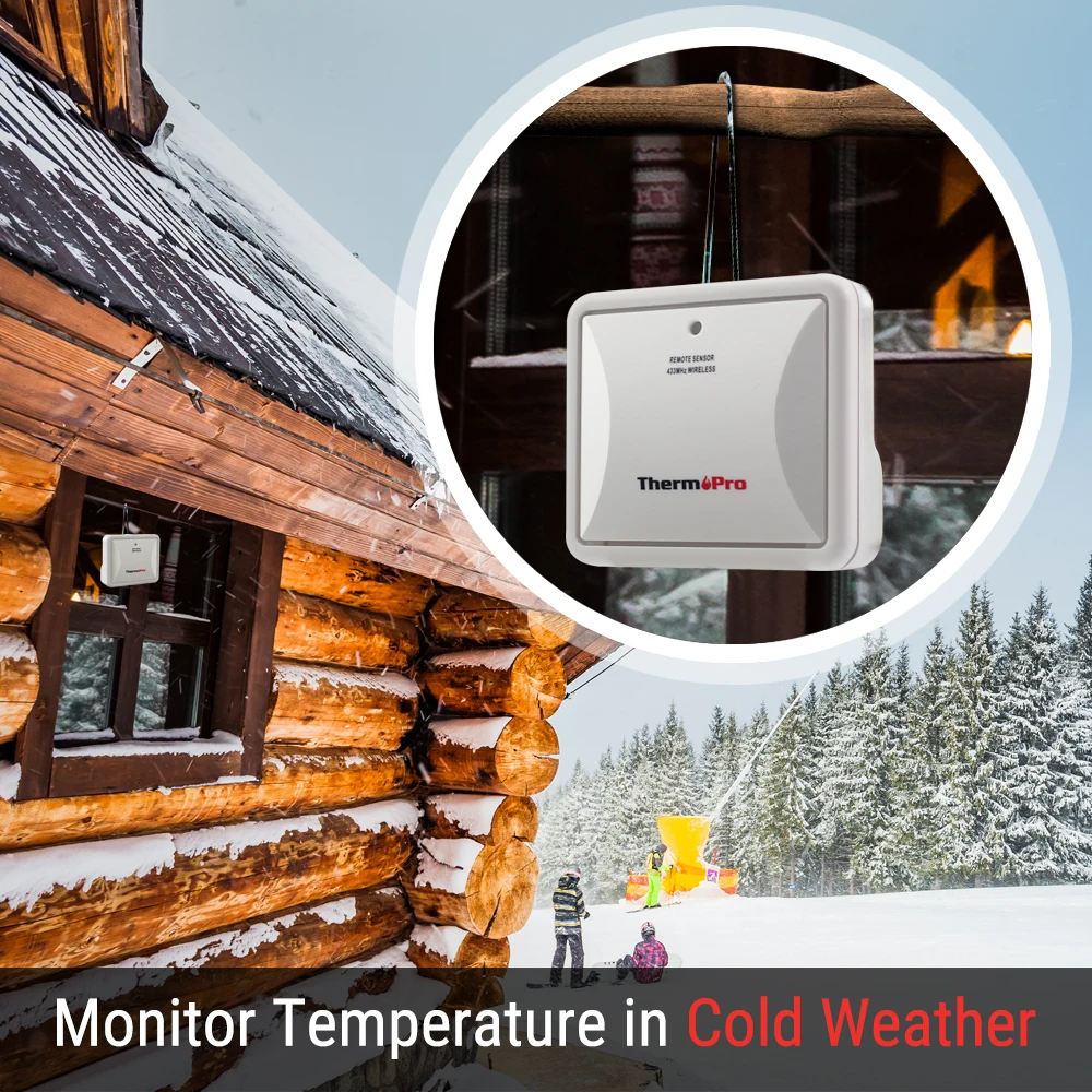 ThermoPro TP63 гигрометр термометр датчик влажности 60 м беспроводной цифровой термометр метеостанция с подсветкой светильник