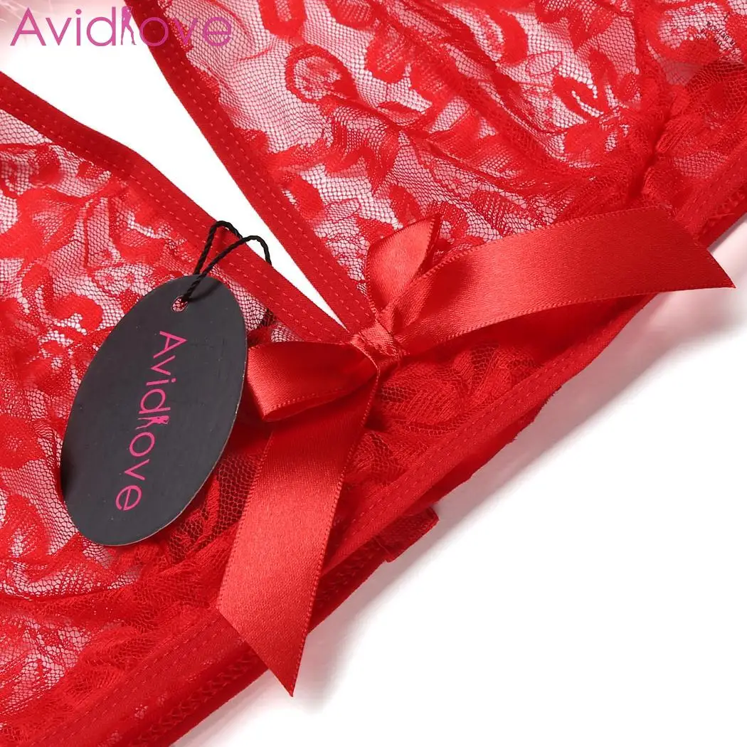 Avidlove женское рождественское сексуальное нижнее белье куколка Эротическое с