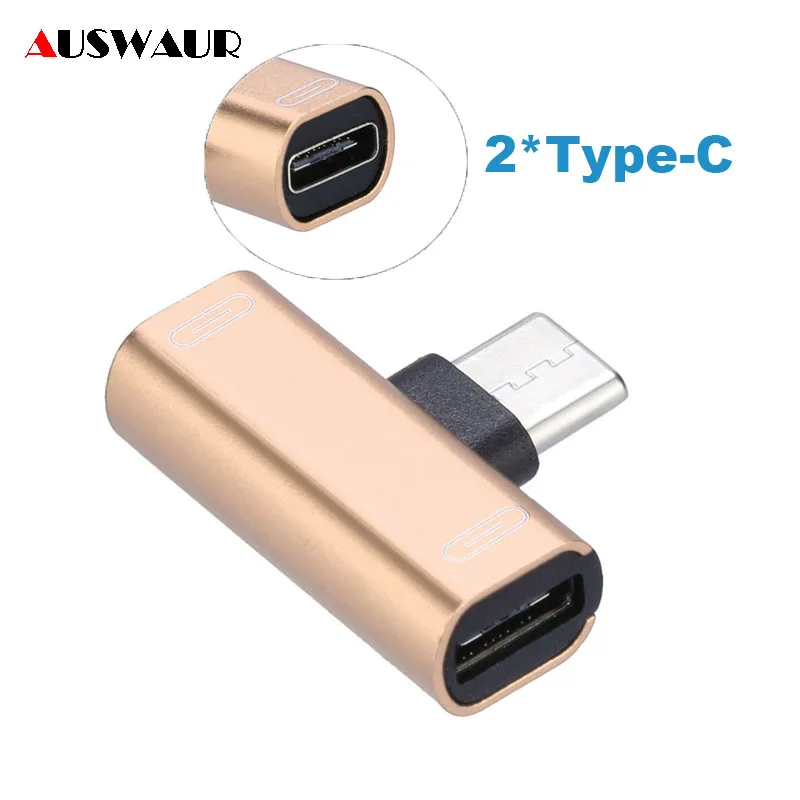 Двойной тип c Тип C аудио зарядный адаптер для samsung S7 S8 S9 S10 Plus huawei P10 P20 P30 USB наушники