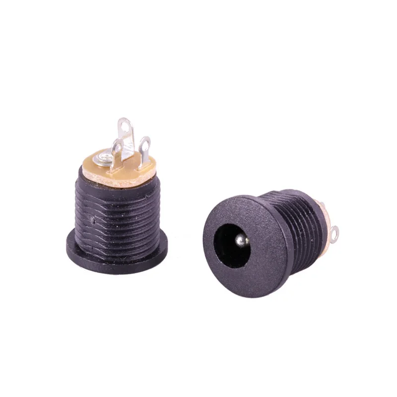 1pc DC-022 DC Power Jack Socket dc connector Adapter interface DC022 5.5X2.1MM Supply Panel Mount plug | Обустройство дома