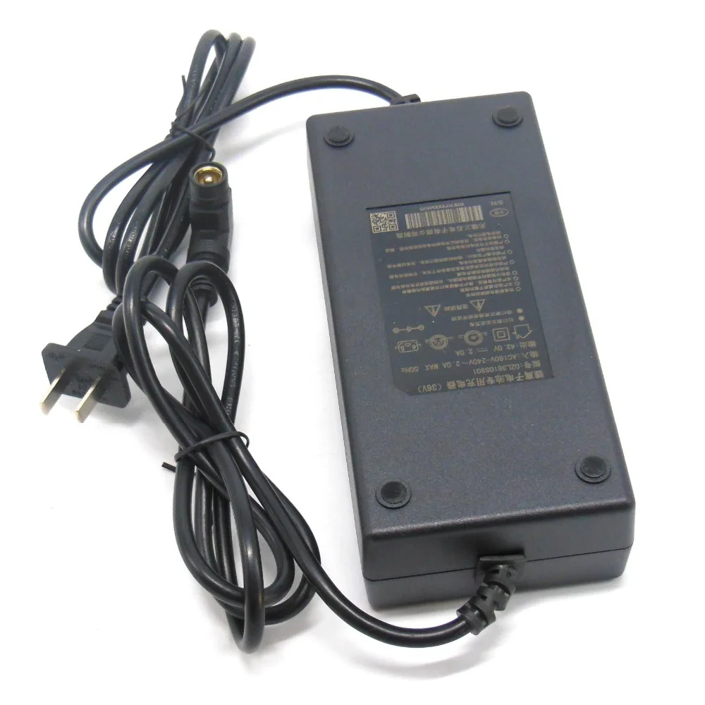 220VAC 36 V/37 V/42VDC 2A литий-ионный/LiPo зарядное устройство без вентилятора для 36V 10ah li-ion/Lipo batteries