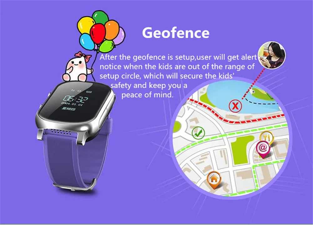 Greentiger T58 gps wifi умные детские часы OLED экран трекер локатор SOS анти-потеря детей удаленный монитор студенческие умные часы