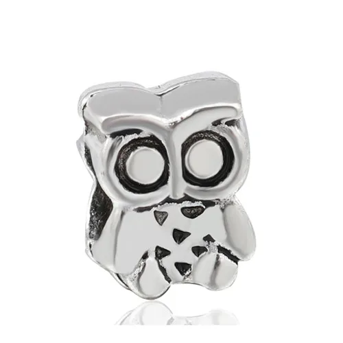 Hot Fashion Crystal Owl Snowman Girl Flower Simulated Pearl Beads Fit Pandora Charms Bracelets For Women DIY Jewelry Berloques | Украшения