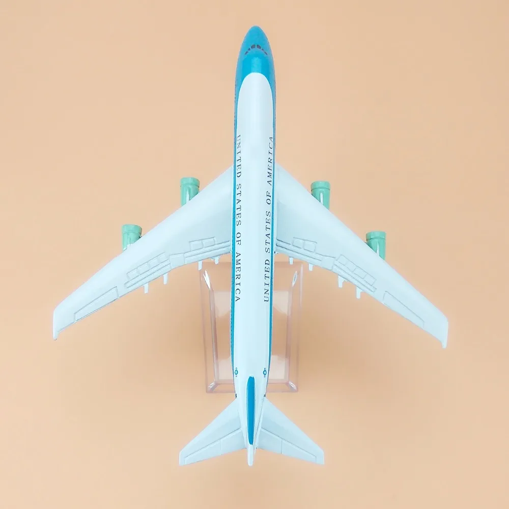 16 см сплав металла американских ВВС один B747 Airlines модель самолета Боинг 747 Airways