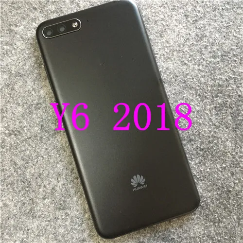 black Батарея дверь задняя крышка чехол для huawei Y6 /Y6 Prime 5," ATU-LX1 ATU-L21 ATU-L42 ATU-31 - Цвет: black