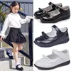 Spring Autumn Children Girls Shoes For Kids School Leather Shoes For Student Black Dress Shoes Girls 4 5 6 7 8 9 10 11 12 13-16T 1