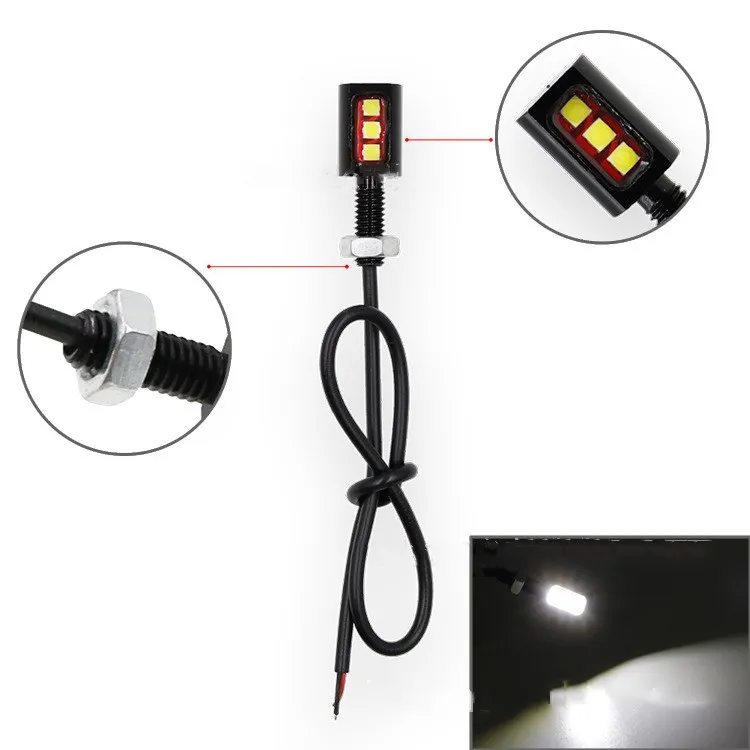 2 шт. 12 В Новое поступление Eagle Eye 3 SMD светодиодные дневные ходовые огни 10 Вт 5630