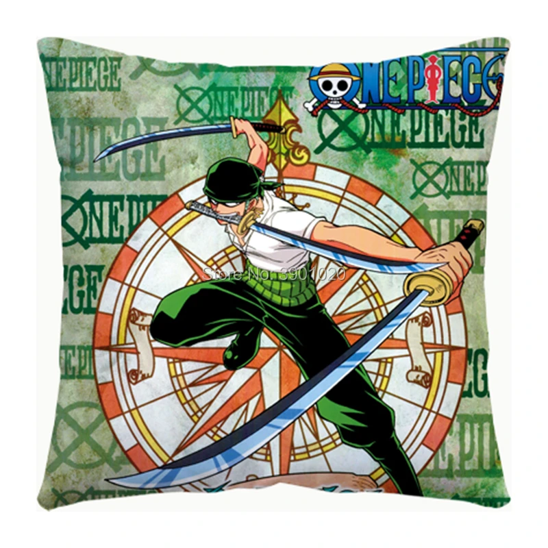 Подарочная квадратная подушка ророноа Зоро из аниме ONE PIECE на заказ|Подушки