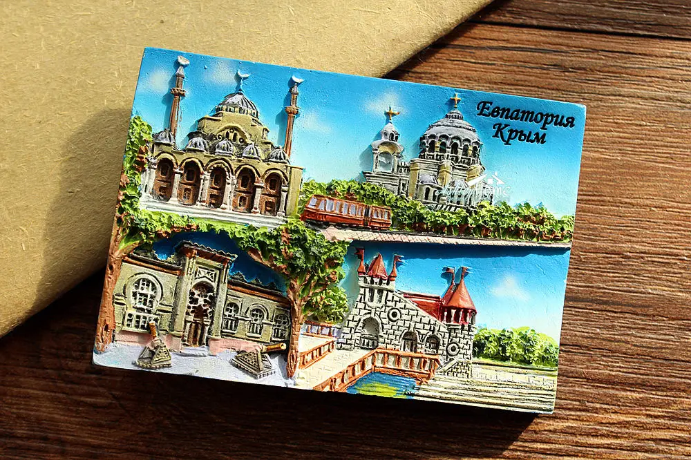 Крым туристические Путешествия Сувенир 3D Смолы Декоративный магнит для