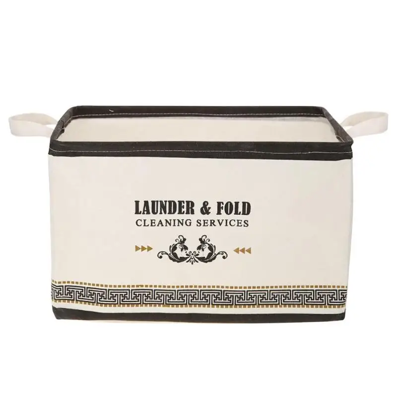 02 Квадратный грязного белья корзина для хранения складной холст квадратная корзина для белья игрушки Одежда для хранения ведро-органайзер ящик корзина для белья - Цвет: 02