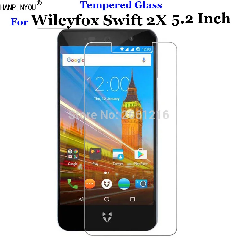 Закаленное стекло 9H 2.5D для Wileyfox Swift 2X 5 2 Премиум Защитная пленка экрана 2X5 2&quot|screen