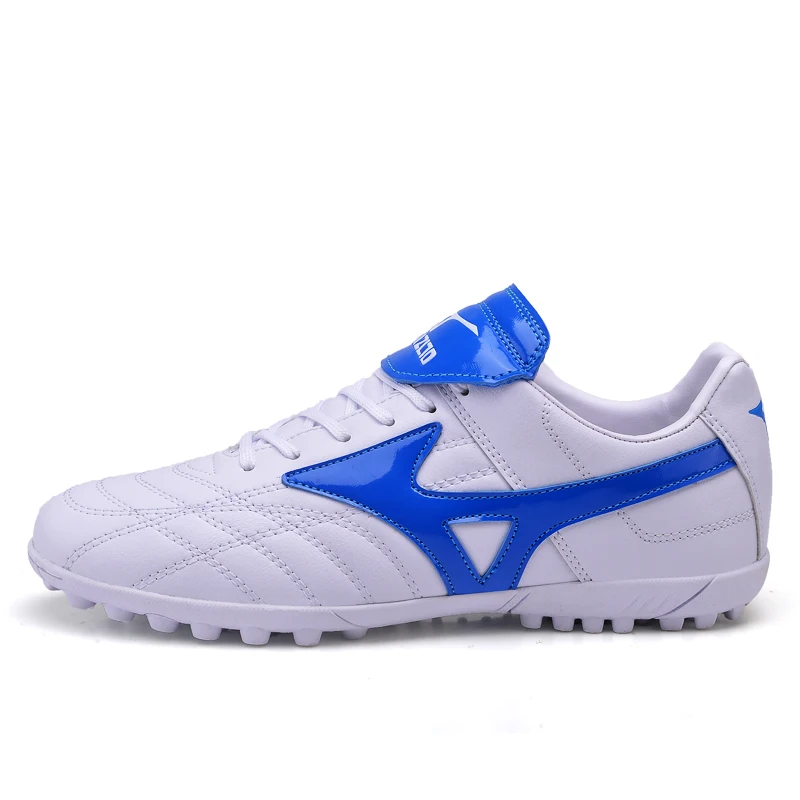 Size33-44 футбольные бутсы для мужчин и мальчиков, футбольные бутсы для дерна, кроссовки, дизайн, спортивная обувь - Цвет: white