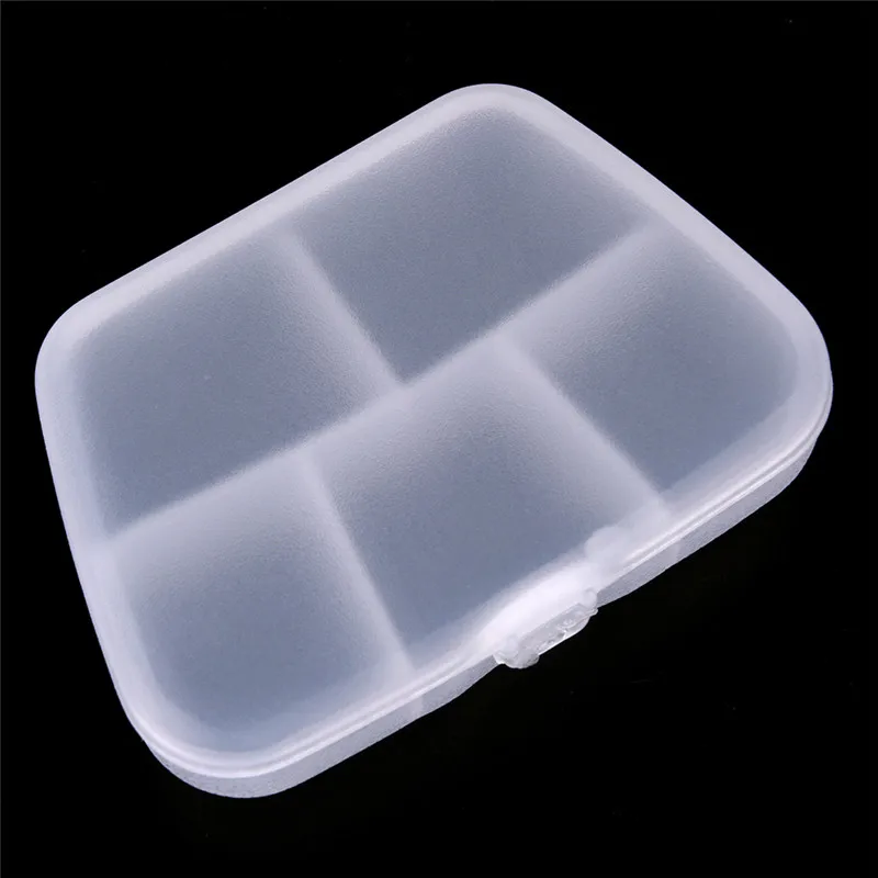 Портативный 5 сеток мини Чехол для таблеток коробка лекарств дорожный держатель