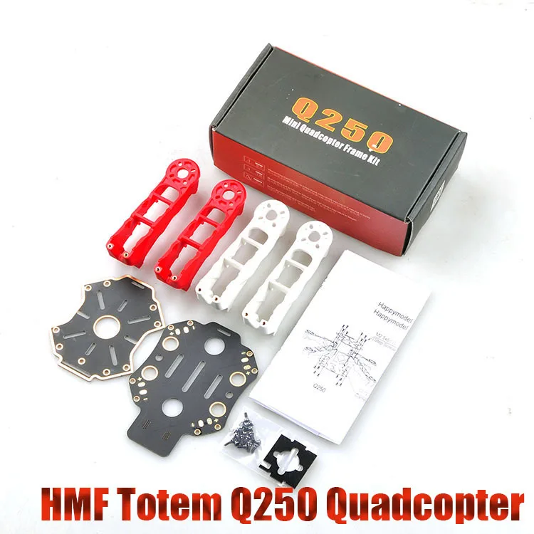 Новое поступление 250 HMF Totem Q250 Mini FPV Quadcopter Frame Kit w/ PCB центральная плата Сверхлегкая