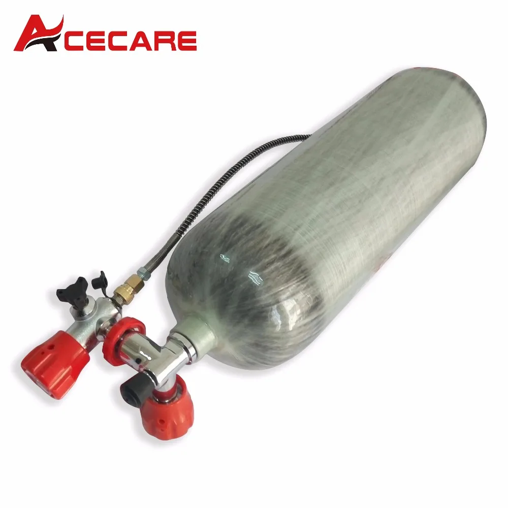 AC290111 Acecare 4500Psi DOT 9L страйкбол пистолет с Vavle и АЗС PCP углеродное волокно цилиндр для