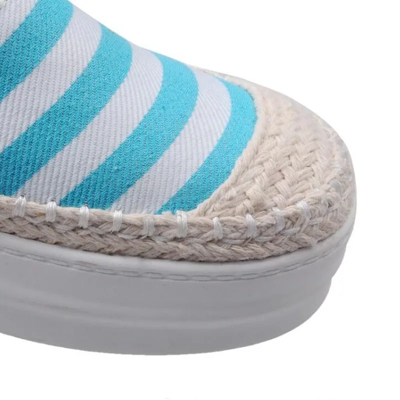 Дамы Повседневное круглый носок без застежки модные лоферы на платформе