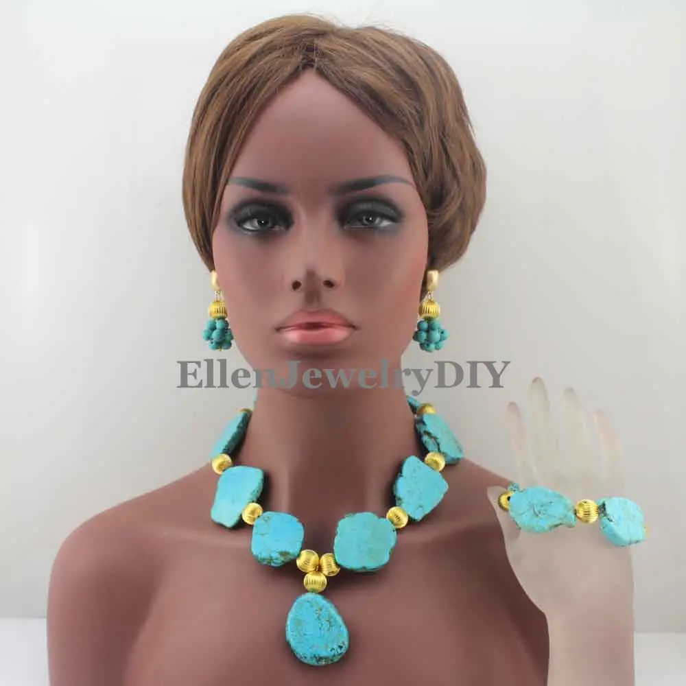 Fashion Indian Large Pendant Necklace Jewelry Unique Beads Slice African Style Free Shipping W13325 | Украшения и аксессуары
