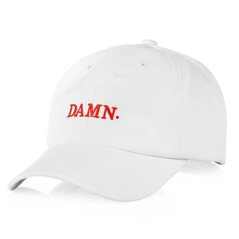 Women Men DAMN Letter Embroidery Baseball Cap Summer Unisex Adjustable Cotton Hat Male Female Casual Hip Hop Snapback CP0065 | Аксессуары