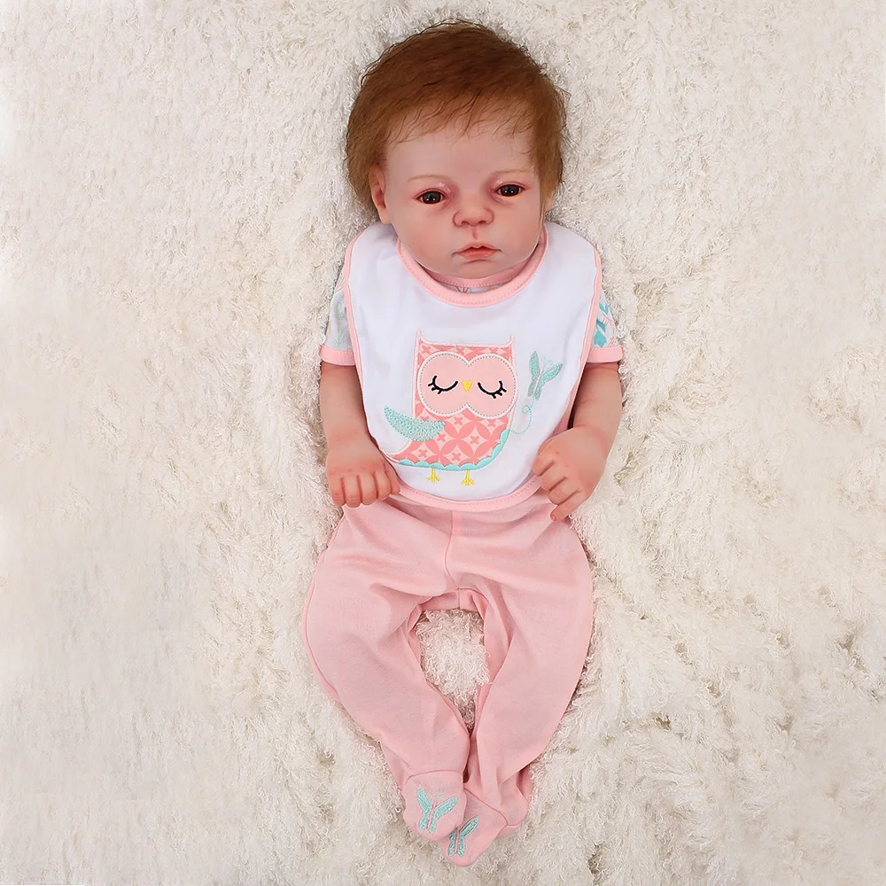Reborn Baby куклы детские игрушки полный силиконовый винил 22 дюйма 55 см реальной жизни