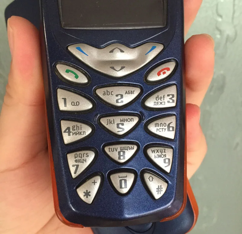 Nokia 3510i старый дешевый телефон Восстановленный NOKIA 3510i сотовый телефон разблокированный английская клавиатура