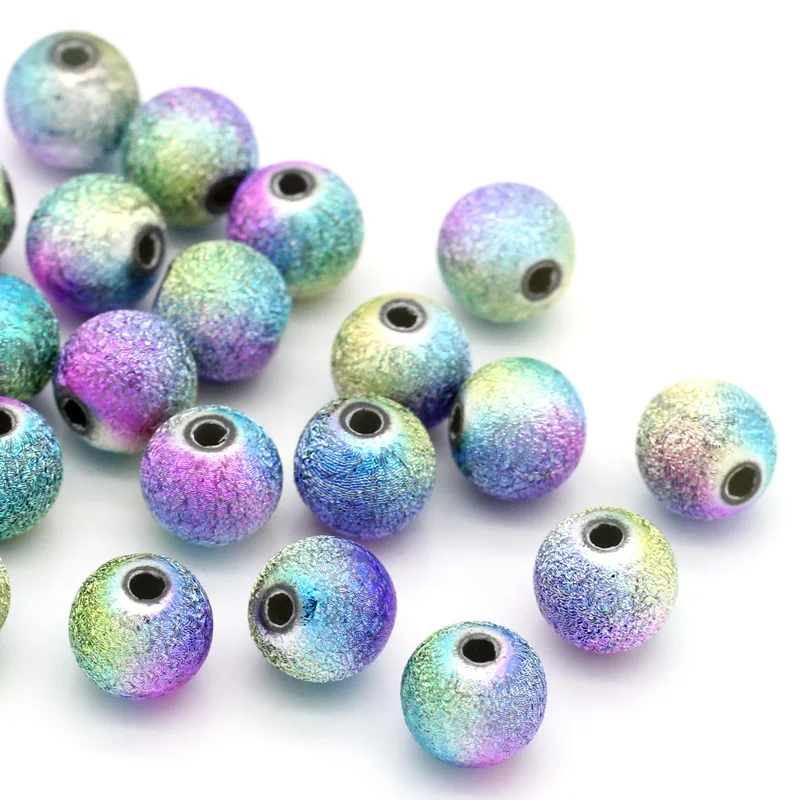 DoreenBeads акриловые бусины разделители разноцветные сморщенные для ювелирных