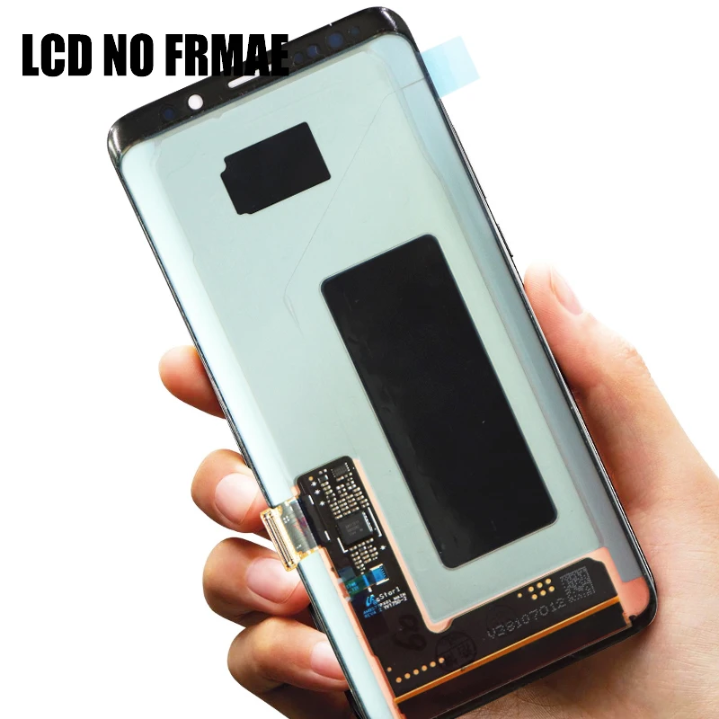Оригинальный дисплей с ЖК дисплеем рамкой для SAMSUNG Galaxy S9 G960 G960F + Plus G965 G965F