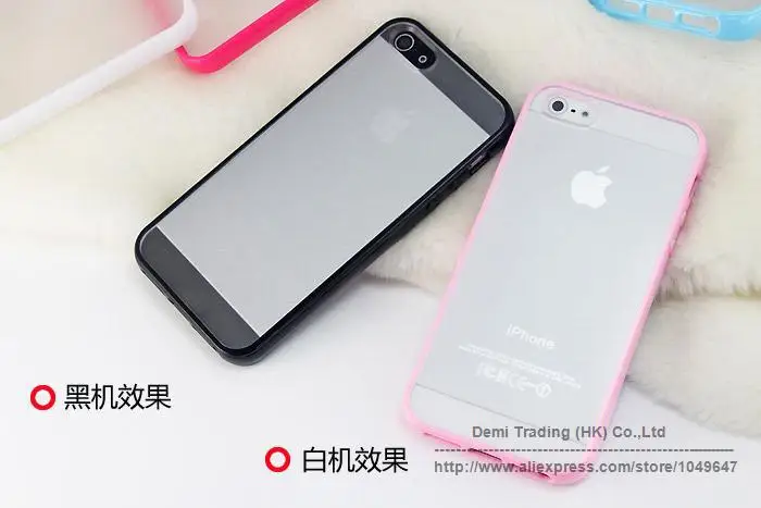 Тпу матовый прозрачный чехол для Apple iPhone 5S 5 г телефон конфеты цветная обложка iPhone5