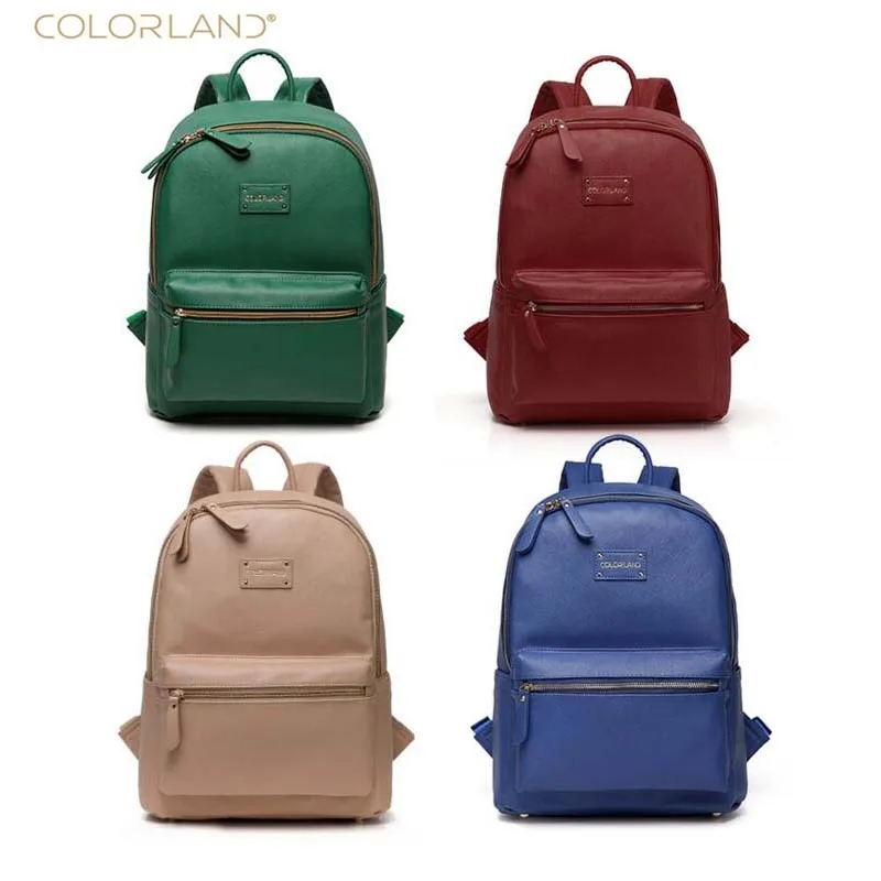 Сумка для подгузников COLORLAND рюкзак из натуральной кожи многофункциональная