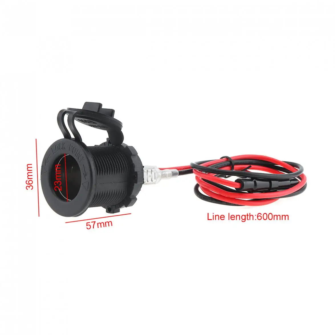 Universal 12V Waterproof Car / Motorcycle Cigarette Lighter GPS Socket Dual USB Charger Mobile Phone | Автомобили и мотоциклы