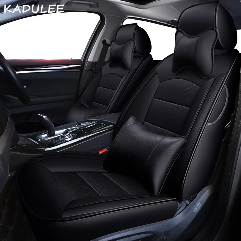 11 KADULEE чехол для автокресла из натуральной кожи на заказ для mitsubishi pajero 4 2 sport outlander xl asx аксессуары lancer автокресла продукт - Название цвета: 11