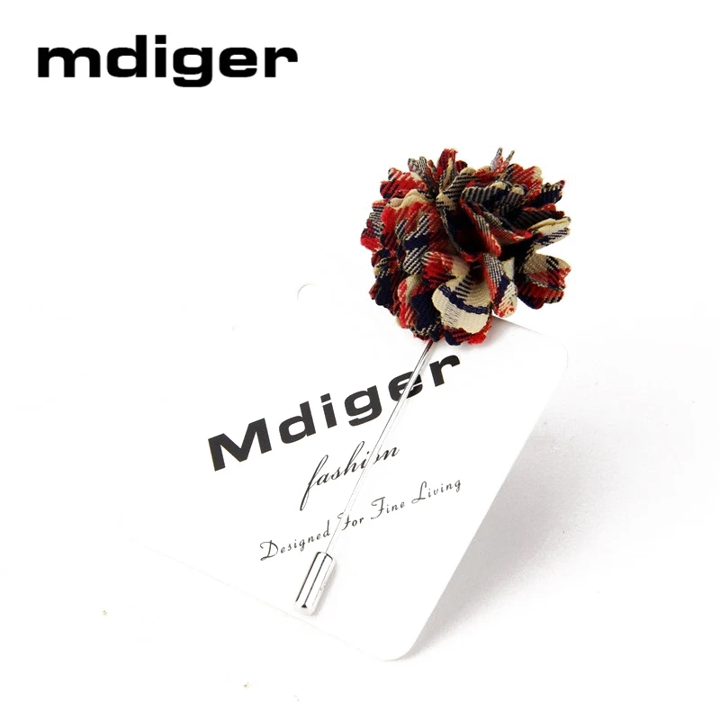 Mdiger брошь отворот булавки цветок плед Элитная Мода изящная бутоньерки