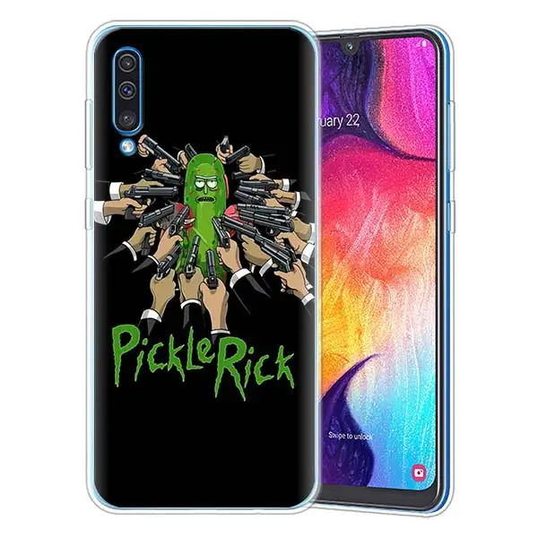 10 Рик и Морти рассольник силиконовые чехлы для samsung Galaxy A71 A51 A90 5G A10 A30 A40 A50 A70 A6 A7 A8+ A9 M30 M50 мягкий чехол из ТПУ - Цвет: 10