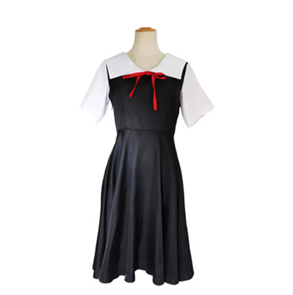 Аниме Kaguya-sama: Love is War Косплей Костюм Chika Shinomiya Kaguya форма для девочек косплей костюм черный платье для женщин - Цвет: 2