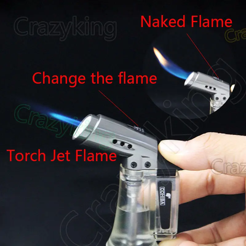 COHIBA факел Jet Naked Flame сигарета зажигалка для табака зажигалки трубки с подарочной