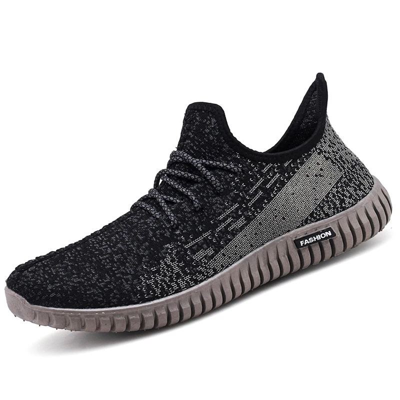 Мужские мокасины модная мужская обувь тренд сезон весна-осень flyknit для бега Calzado