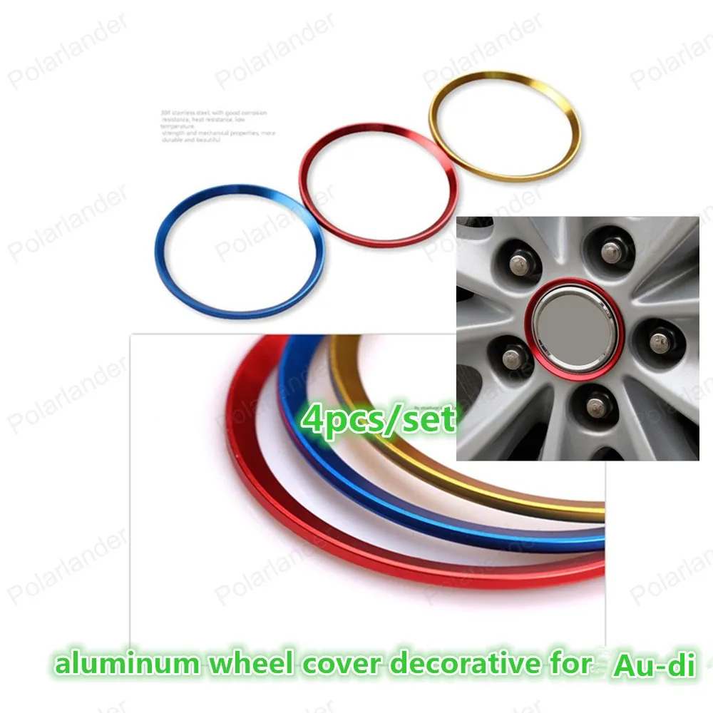 

Best selling car exclusive Steering Wheel Center Decoration Ring Cover For Au-di,free shipping
