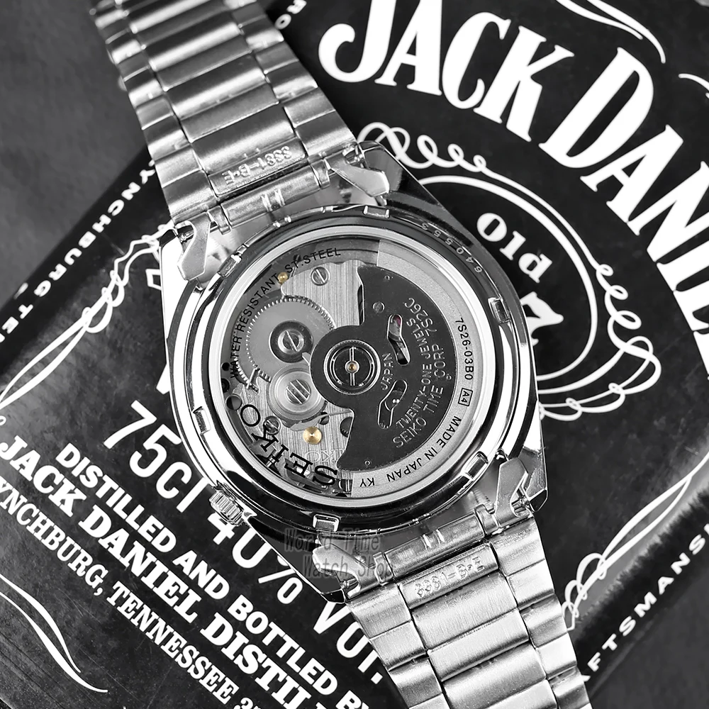 Seiko часы мужские 5 автоматические часы Топ бренд Роскошные спортивные мужские часы набор водонепроницаемые механические Военные часы relogio masculinoSNK