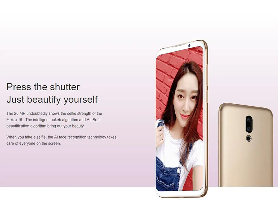 Meizu 16 16x LTE мобильный телефон 6," 6 ГБ ОЗУ 64 Гб ПЗУ Snapdragon 710 Восьмиядерный Android 3100 мАч 12.0MP+ 20.0MP задняя камера