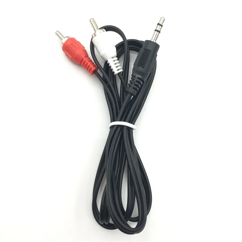 Линейный аудио кабель 1 м 3 5 мм стерео 2 RCA Y для PC DVD рекордер TV VCR Динамик s Камера
