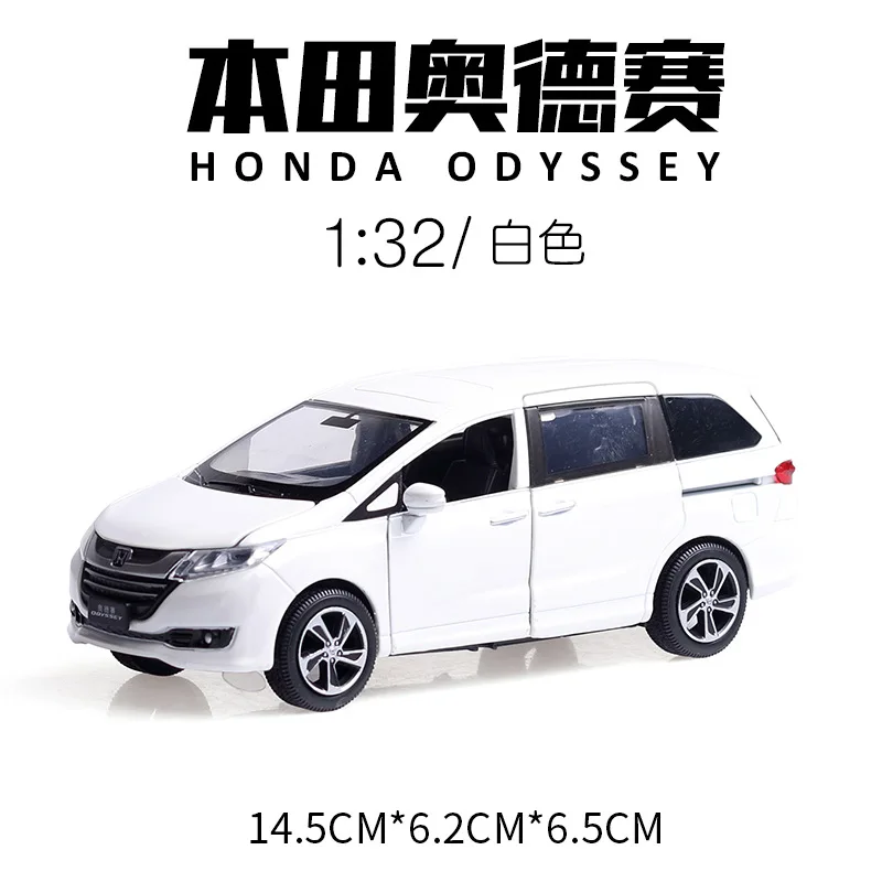Original Box 1:32 Japan Odyssey Alloy Diecast MPV Car Model Toys With Pull Back Flashing For Kids Christmas Gifts Collection |